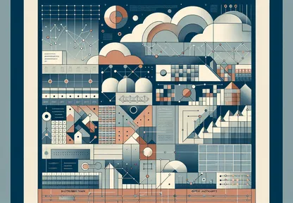 Abstract illustration representing research infrastructure and the flow of open scientific papers.